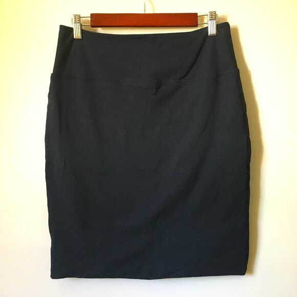 Kaffe Black Stretchy Pull-on Jersey Penny Skirt - L - Picture 4 of 16